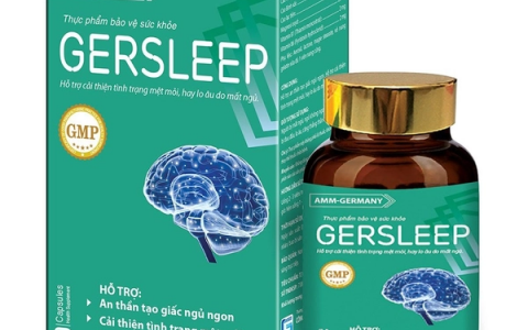 Gersleep_Hỗ trợ an thần tạo giấc ngủ ngon và những lưu ý khi sử dụng
