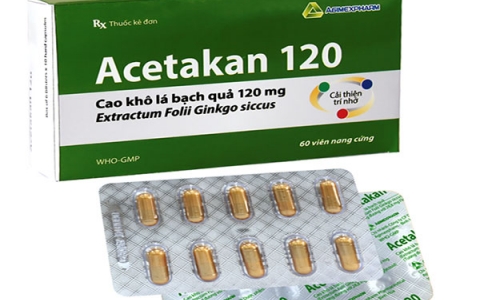 Acetakan 120: Điều trị triệu chứng trong thiểu năng tuần hoàn não và những lưu ý khi sử dụng