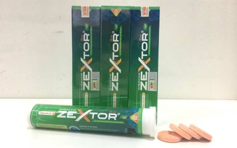 Viên sủi Zextor: Giá, thành phần và lưu ý cần biết khi sử dụng