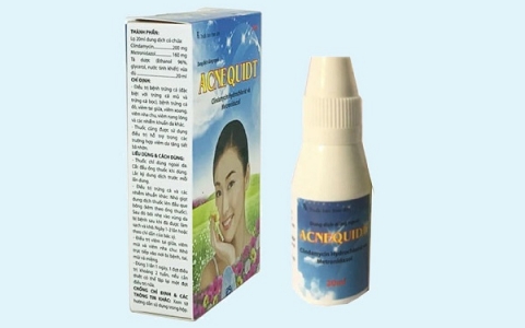 Sử dụng Acnequidt 20 ml để cải thiện làn da của bạn