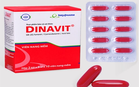 Dinavit: Hỗ trợ giảm thiếu máu do thiếu sắt và những lưu ý khi sử dụng