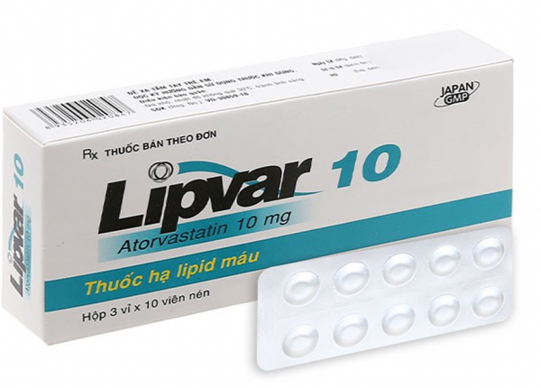 Lipvar 10 là thuốc hạ lipid máu